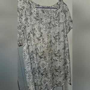 Croft & Barrow Paisley Top